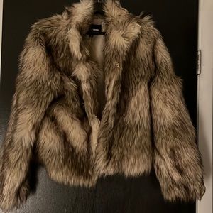 Faux fur jacket
